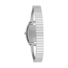 Thumbnail Image 3 of Ladies' Caravelle by Bulova Modern Crystal Accent Bangle Watch with Tonneau Light Blue Dial (Model: 43L223)