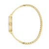 Thumbnail Image 2 of Ladies' Caravelle by Bulova Modern Crystal Accent Gold-Tone IP Bangle Watch with Tonneau Champagne Dial (Model: 44L226)