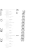 Thumbnail Image 2 of 1 CT. T.W. Journey Certified Lab-Grown Diamond Linear Drop Earrings in 10K White Gold (F/VS2)