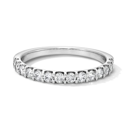 1/2 CT. T.W. Certified Lab-Grown Diamond Band in 14K White Gold (F/VS2)