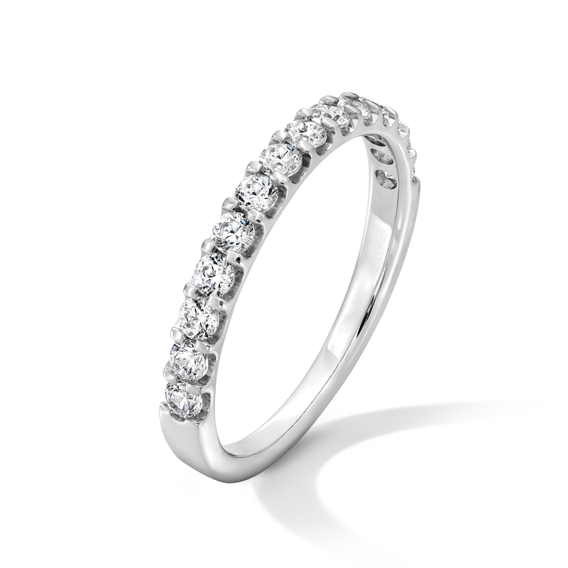 Main Image 3 of 1/2 CT. T.W. Certified Lab-Grown Diamond Band in 14K White Gold (F/VS2)