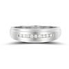 Thumbnail Image 4 of 1/10 CT. T.W. Diamond Nine Stone Stepped Edge Band in 10K White Gold