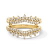 Thumbnail Image 1 of 1/2 CT. T.W. Certified Lab-Grown Diamond Double Row Crown Solitaire Enhancer in 14K Gold (F/VS2)