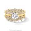 Thumbnail Image 3 of 1/2 CT. T.W. Certified Lab-Grown Diamond Double Row Crown Solitaire Enhancer in 14K Gold (F/VS2)