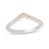 Thumbnail Image 1 of Enchanted Disney Aurora 1/5 CT. T.W. Diamond Contour Anniversary Band in 14K Two-Tone Gold