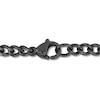 Thumbnail Image 3 of Layered Cross Pendant in Stainless Steel with Black and Blue Ion Plate - 24”