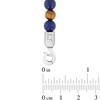 Thumbnail Image 4 of 6.0mm Sodalite and Tiger’s Eye Bead Strand Bracelet in Solid Stainless Steel - 8.5”