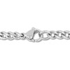 Thumbnail Image 3 of 1/4 CT. T.W. Black Diamond Cross Pendant in Stainless Steel and Black Ion Plate - 24”