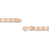 Thumbnail Image 3 of 6.0mm Cream Jasper Bead Strand Bracelet in Solid Stainless Steel with Rose Ion Plate - 8.5”