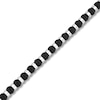 Thumbnail Image 2 of 6.0mm Onyx Bead Strand Bracelet in Solid Stainless Steel - 8.5”
