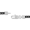 Thumbnail Image 3 of 1/5 CT. T.W. Black Diamond Bar Bracelet in Solid Stainless Steel and Black Ion Plate - 8.5"