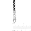 Thumbnail Image 4 of 1/5 CT. T.W. Black Diamond Bar Bracelet in Solid Stainless Steel and Black Ion Plate - 8.5"