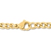 Thumbnail Image 3 of 1/10 CT. T.W. Diamond Cross Pendant in Stainless Steel and Yellow Ion Plate - 24”