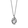 Thumbnail Image 1 of Enchanted Disney Villains Maleficent 3/8 CT. T.W. Pear Certified Lab-Grown Diamond Pendant in Black Sterling Silver