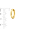 Thumbnail Image 3 of 17.6mm Hoop Earrings in Sterling Silver with 18K Gold Plate