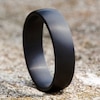 Thumbnail Image 4 of 6.0mm Satin Engravable Wedding Band in Tantalum (1-2 lines)