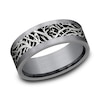 Thumbnail Image 1 of 8.0mm Branch-Pattern Engravable Wedding Band in Tantalum and Titanium (1-2 lines)
