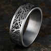 Thumbnail Image 4 of 8.0mm Branch-Pattern Engravable Wedding Band in Tantalum and Titanium (1-2 lines)