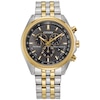 Thumbnail Image 1 of Men’s Citizen Eco-Drive® Dress Classic Two-Tone Perpetual Calendar Chronograph Watch with Grey Dial (Model: BL5564-55H)