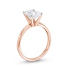 Thumbnail Image 2 of 2 CT. Radiant-Cut Certified Lab-Grown Diamond Solitaire Engagement Ring in 14K Rose Gold (F/VS2)