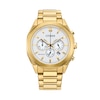 Thumbnail Image 1 of Men’s Citizen Eco-Drive® Dress Classic Gold-Tone IP Chronograph Watch with White Dial (Model: CA4592-85A)
