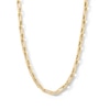 Thumbnail Image 1 of 5.6mm Paper Clip Chain Necklace in Hollow 10K Gold
