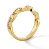 Thumbnail Image 2 of 1/10 CT. T.W. Certified Lab-Grown Diamond Mariner Link Ring in Sterling Silver with 10K Gold Plate (F/VS2) - Size 7
