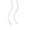 Thumbnail Image 2 of 1/2 CT. T.W. Certified Lab-Grown Diamond Bezel-Set Station Necklace in Sterling Silver with 10K Gold Plate - 19”