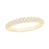 Thumbnail Image 1 of 1/4 CT. T.W. Diamond Wedding Band in 14K Gold (I/I2)
