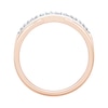 Thumbnail Image 3 of 1/10 CT. T.W. Diamond Contour Band in 14K Rose Gold