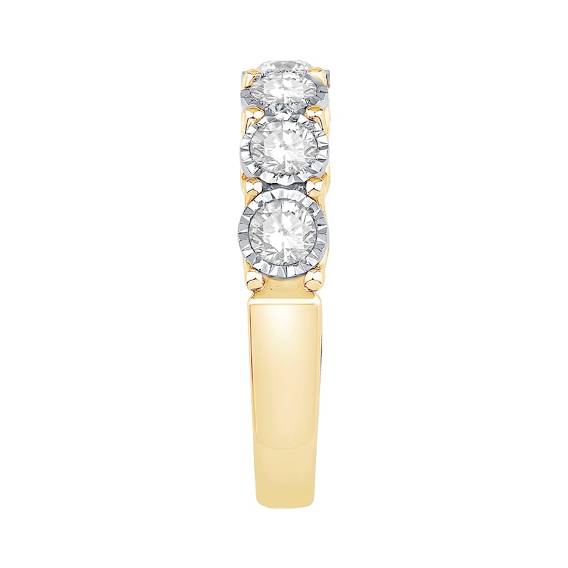Main Image 2 of 1 CT. T.W. Diamond Seven-Stone Anniversary Band in 10K Gold