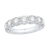 Thumbnail Image 1 of 1 CT. T.W. Diamond Seven-Stone Anniversary Band in 10K White Gold