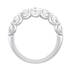 Thumbnail Image 3 of 1 CT. T.W. Diamond Seven-Stone Anniversary Band in 10K White Gold