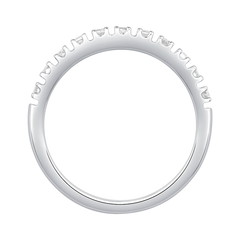 Main Image 3 of 1/2 CT. T.W. Baguette-Cut Diamond Anniversary Band in 14K White Gold