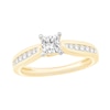 Thumbnail Image 1 of 3/4 CT. T.W. Princess-Cut Diamond Engagement Ring in 14K Gold
