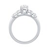 Thumbnail Image 3 of 1-1/5 CT. T.W. Diamond Five-Stone Engagement Ring in 14K White Gold