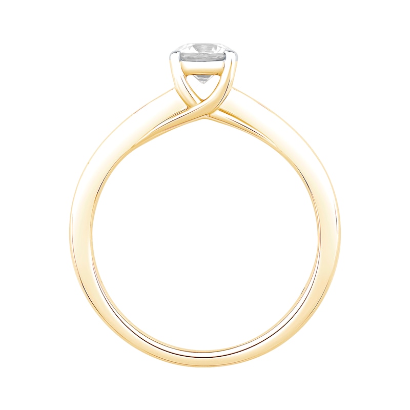 Main Image 3 of 5/8 CT. T.W. Diamond Engagement Ring in 14K Gold