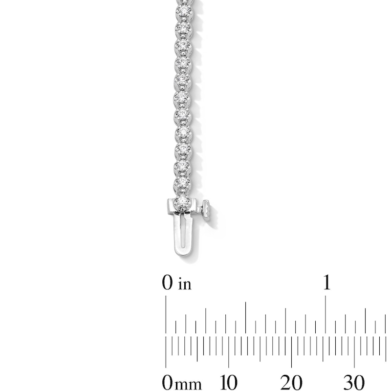 Main Image 3 of 1 CT. T.W. Certified Lab-Grown Diamond Tennis Bracelet in Sterling Silver (F/VS2)