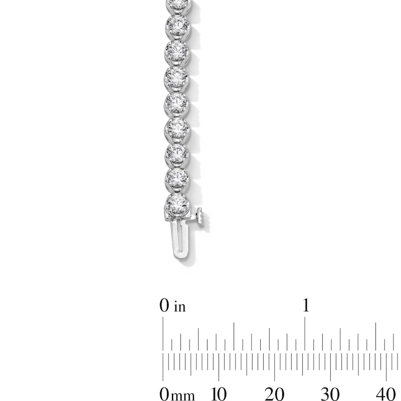 Main Image 3 of 5 CT. T.W. Certified Lab-Grown Diamond Tennis Bracelet in Sterling Silver (F/VS2)