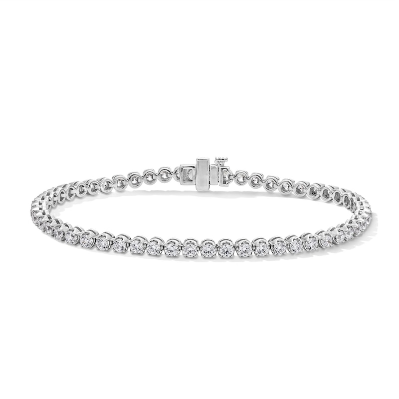 Main Image 1 of 3 CT. T.W. Certified Lab-Grown Diamond Tennis Bracelet in Sterling Silver (F/VS2)