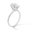 Thumbnail Image 3 of 2 CT. Oval Certified Lab-Grown Diamond Solitaire Engagement Ring in 14K White Gold (F/VS2)