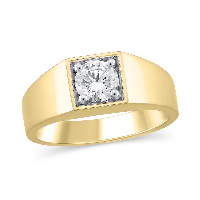 Main Image 1 of 1 CT. Certified Lab-Grown Diamond Solitaire Ring in 10K Gold (F/VS2)