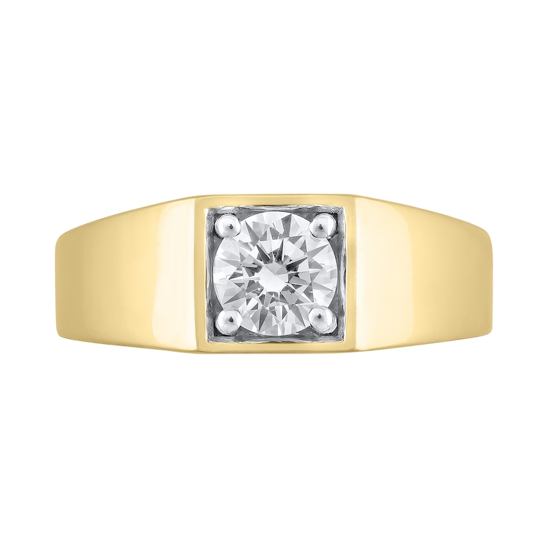 Main Image 3 of 1 CT. Certified Lab-Grown Diamond Solitaire Ring in 10K Gold (F/VS2)