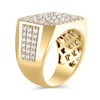 Thumbnail Image 2 of 3 CT. T.W. Octagon-Shaped Certified Lab-Grown Multi-Diamond Frame Ring in 10K Gold (F/VS2)