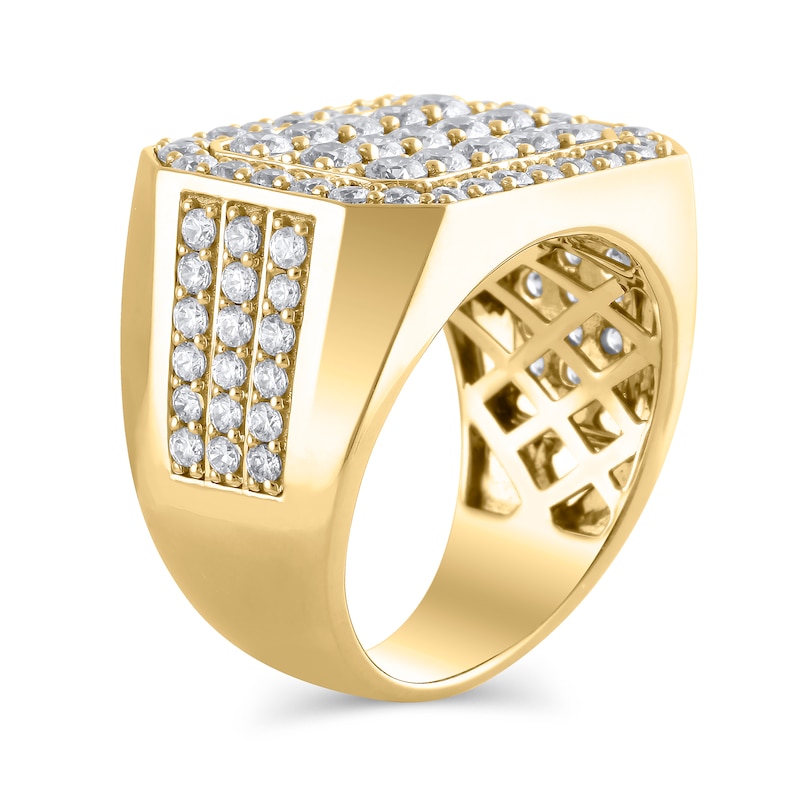 Main Image 2 of 3 CT. T.W. Octagon-Shaped Certified Lab-Grown Multi-Diamond Frame Ring in 10K Gold (F/VS2)