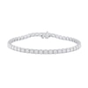 Thumbnail Image 1 of 5 CT. T.W. Certified Lab-Grown Diamond Miracle Tennis Bracelet in 10K White Gold (F/VS2) - 8.5"