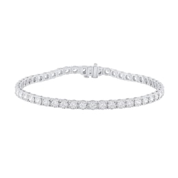 5 CT. T.W. Certified Lab-Grown Diamond Miracle Tennis Bracelet in 10K White Gold (F/VS2) - 8.5"