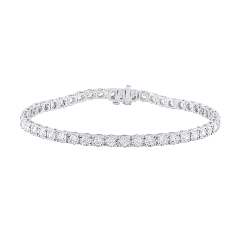 Main Image 1 of 5 CT. T.W. Certified Lab-Grown Diamond Miracle Tennis Bracelet in 10K White Gold (F/VS2) - 8.5"