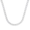 Thumbnail Image 1 of 10 CT. T.W. Certified Lab-Grown Diamond Miracle Tennis Necklace in 10K White Gold (F/VS2) - 22"