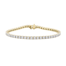 3 CT. T.W. Certified Lab-Grown Diamond Miracle Tennis Bracelet in 10K Gold (F/VS2) - 8.5"